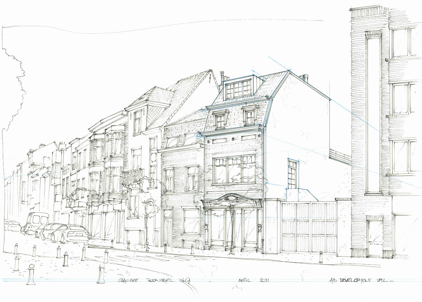 Ixelles Cemetery, BD - A3 Development